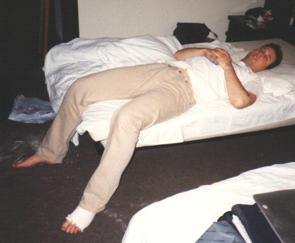 passed out